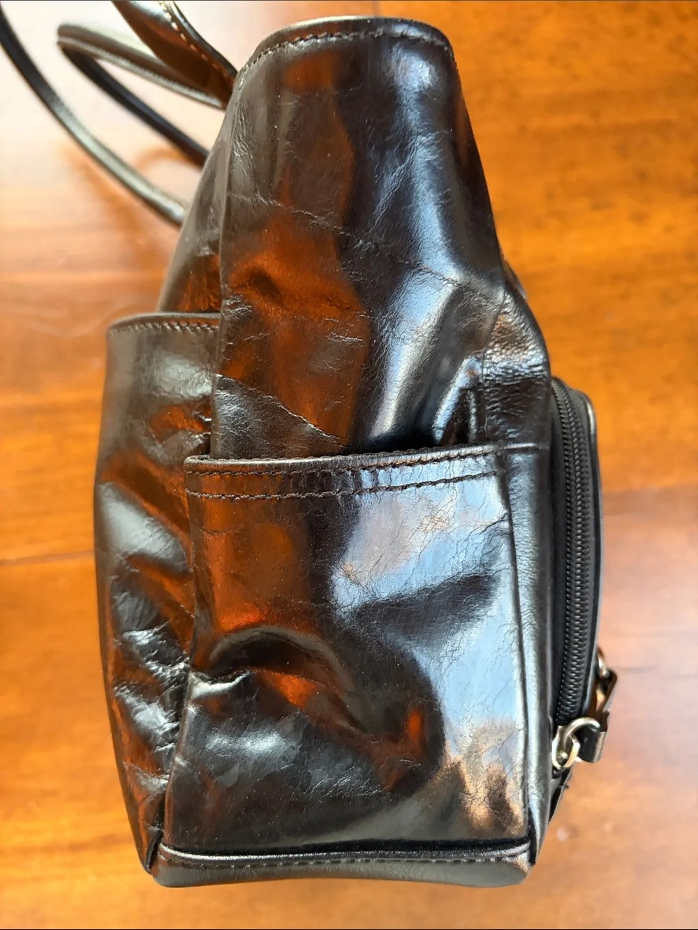 Giani Bernini Black Leather Satchel